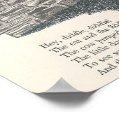 ヴィンテージ子供部屋ライムヘイディドルディドル ポスター (角)