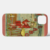 ヴィンテージ子供部屋ライムABC子供書籍カバー Case-Mate iPhoneケース (裏面 (横))