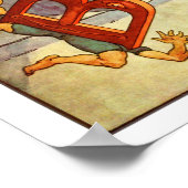 ヴィンテージ子供部屋素晴らしプリント- 'A'、リトル'a' ポスター (角)