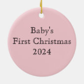 ヴィンテージ子猫が自転車に乗る セラミックオーナメント (裏面)