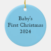 ヴィンテージ子猫が自転車に乗る セラミックオーナメント (裏面)