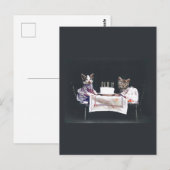 ヴィンテージ子猫の誕生日ポストカード ポストカード (正面/裏面)