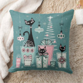 ヴィンテージ子猫クリスマスII ©studioxtine クッション (ブランケット)