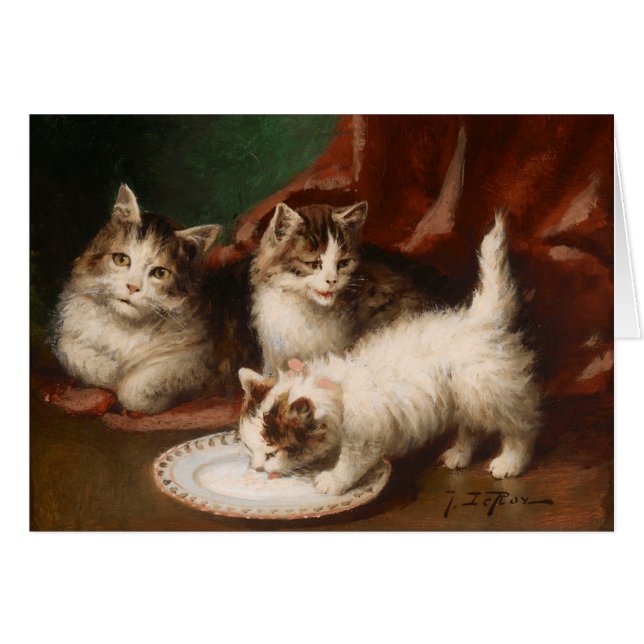 ヴィンテージ子猫バイジュールグスタヴルロイ (正面横)