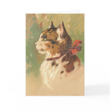 ヴィンテージ子猫、ハッピーバースデー