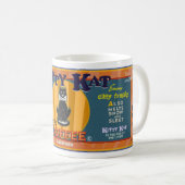 ヴィンテージ子猫KATコーヒーブランド コーヒーマグカップ (正面右)