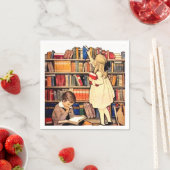 ヴィンテージ子読ども図書用ナプキン スタンダードカクテルナプキン (インサイチュ)