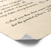 ヴィンテージ孔雀とエッチング結婚- パーソナライズされた ポスター (角)