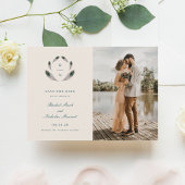 ヴィンテージ孔雀の結婚式の日付を保存 セーブザデート