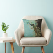 ヴィンテージ孔雀の羽エッチンキッチン – キッチンデコール クッション (椅子)