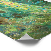 ヴィンテージ孔雀イメージポスター ポスター (角)