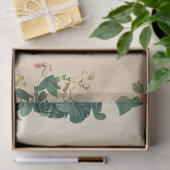 ヴィンテージ孔雀デュオデクページティッシュペーパー 薄葉紙 (ギフト)