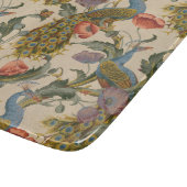 ヴィンテージ孔雀パタカラフルーン カッティングボード (角)