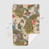 ヴィンテージ孔雀パタカラフルーン ゴルフタオル (インサイチュ)