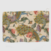 ヴィンテージ孔雀パタカラフルーン ゴルフタオル (横)