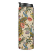 ヴィンテージ孔雀パタカラフルーン タンブラー (回転右)