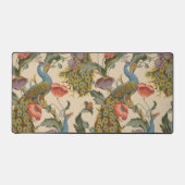 ヴィンテージ孔雀パタカラフルーン デスクマット (正面)