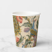 ヴィンテージ孔雀パタカラフルーン 紙コップ (裏面)