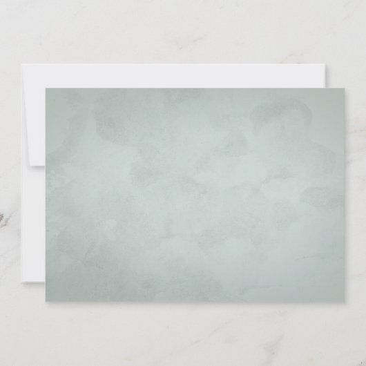 ヴィンテージ孔雀フェザー結婚式招待状 招待状 (裏面)