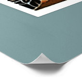 ヴィンテージ孔雀ポスタープリント ポスター (角)