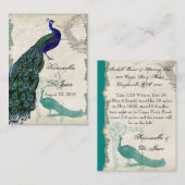 ヴィンテージ孔雀5 – 運転方向情報 エンクロージャーカード (正面/裏面)