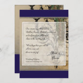 ヴィンテージ孔雀6 – 日付を保存 セーブザデート (正面/裏面)