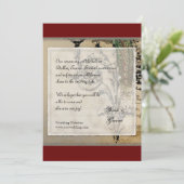 ヴィンテージ孔雀6 – 日付を保存 セーブザデート (スタンド正面)