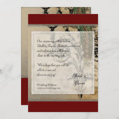 ヴィンテージ孔雀6 – 日付を保存 セーブザデート (正面/裏面)