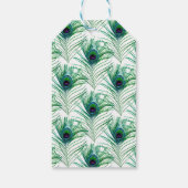 ヴィンテージ孔雀 ギフトタグ (裏面)