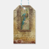 ヴィンテージ孔雀 ギフトタグ