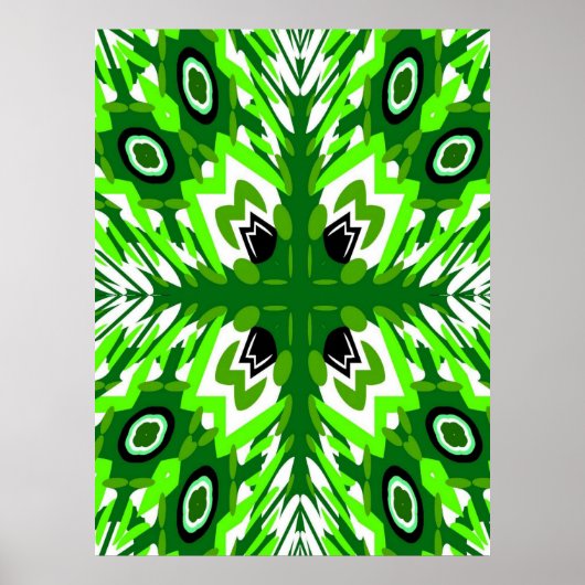 ヴィンテージ孔雀 ポスター (正面)