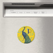 ヴィンテージ孔雀 マグネット (インサイチュ (食洗機))