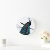 ヴィンテージ孔雀 ラウンド壁時計 (ホーム)