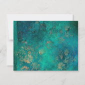 ヴィンテージ孔雀 出欠カード (裏面)