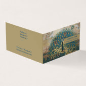 ヴィンテージ孔雀 – 名刺 (外部)