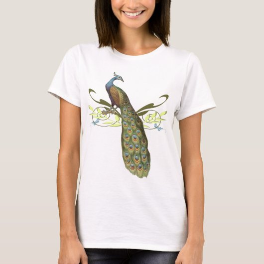 ヴィンテージ孔雀 Tシャツ (正面)