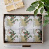 ヴィンテージ季節のごあいさつクリスマス 薄葉紙 (ギフト)