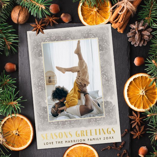 ヴィンテージ季節のごあいさつ 箔シーズンカード