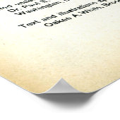 ヴィンテージ学校化学教育 ポスター (角)