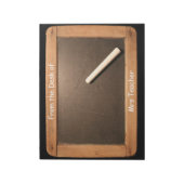 ヴィンテージ学校石板パーソナライズされた先生HNP ノートパッド (回転)