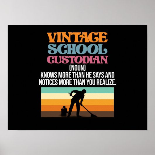 ヴィンテージ学校管理者支援 ポスター (正面)