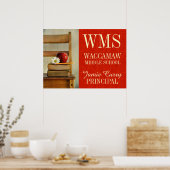 ヴィンテージ学長学校ポスター ポスター (キッチン)