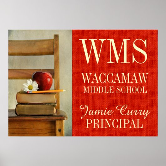 ヴィンテージ学長学校ポスター ポスター (正面)