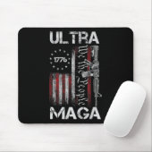 ヴィンテージ宇佐国旗Ultra Mega Gun Usa 7月4日 マウスパッド (マウス)