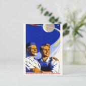 ヴィンテージ宇宙はがき ポストカード (スタンド正面)