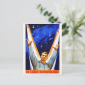 ヴィンテージ宇宙はがき ポストカード (スタンド正面)