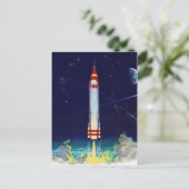 ヴィンテージ宇宙ポストカード ポストカード (スタンド正面)