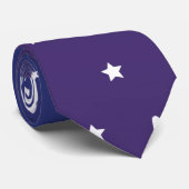 ヴィンテージ宇宙ロケット模様 ネクタイ (ロール)