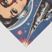 ヴィンテージ宇宙女性 薄葉紙 (詳細)