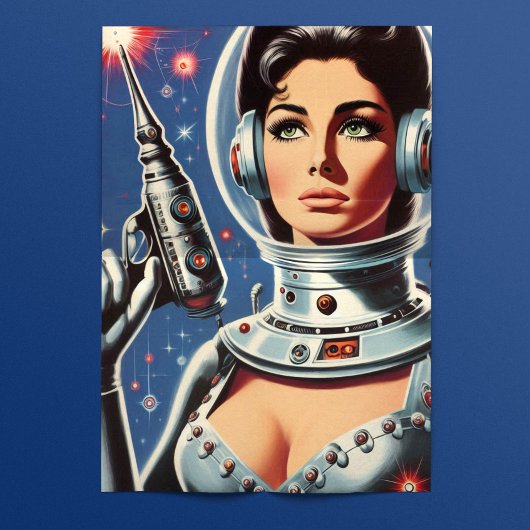 ヴィンテージ宇宙女性 薄葉紙